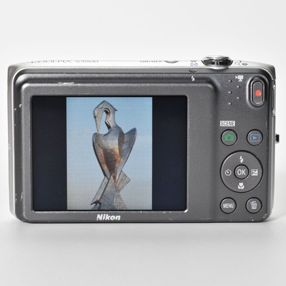 Nikon COOLPIX S3500 Digital Camera 20.1MP 7x Optical Zoom HD Video 64GB SD Card - Picture 6 of 16